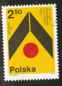 Poland Scott 2449 Used CTO favor canceled stamp 1981