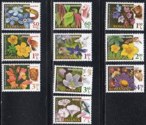 Romania 5324-33 - Mint-NH - Flora / Fauna (2012) (cv $16.30)