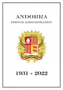 Andorra French Administration 1931-2022  PDF (DIGITAL) STAMP  ALBUM PAGES 