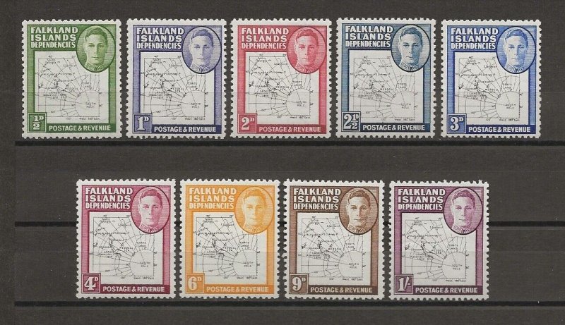 FALKLAND ISLANDS/FALKLAND ISLANDS DEPENDENCIES 1946 SG G9/16 MINT Cat £90