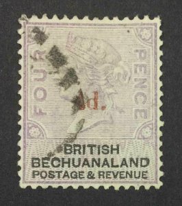 MOMEN: BECHUANALAND SG #25 1888 USED £750 LOT #64076