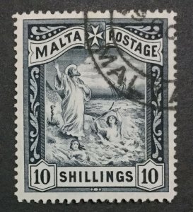 MOMEN: MALTA SG #35 1899-1907 USED LOT #198914-6297