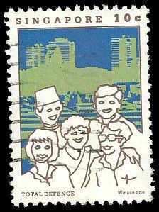 Singapore - #448b - Used - SCV-0.25