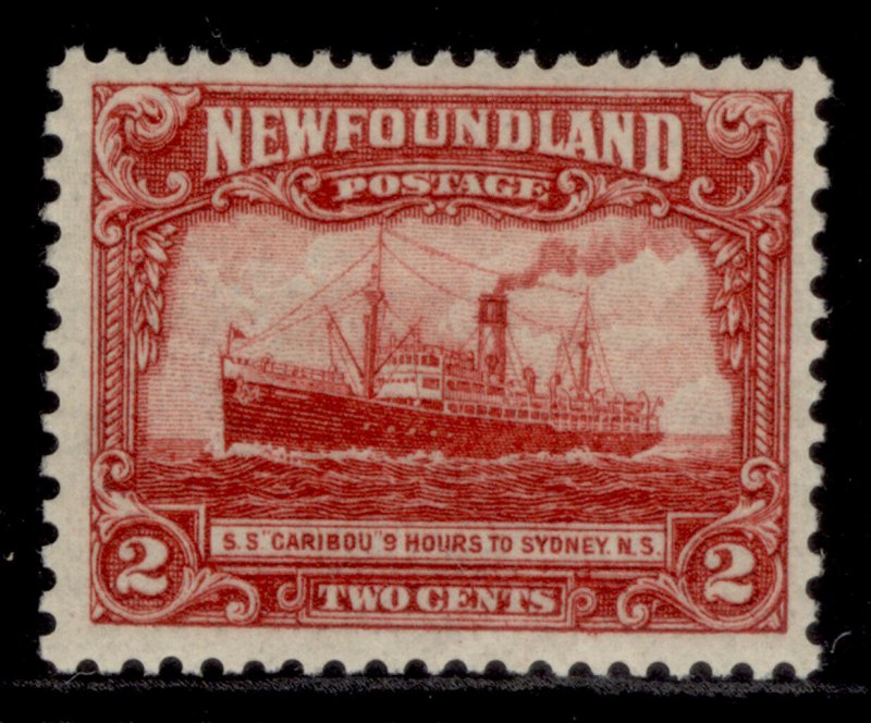 CANADA - Newfoundland GV SG165, 2c carmine, M MINT.