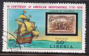 Liberia 708 American Revolution Bicentennial 1975