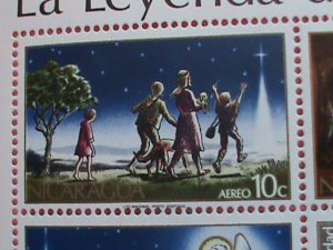 NICARAGUA STAMP: 1972- SC#C821a   CHRISTMAS 1972 -MINT NOT HING S/S SHEET