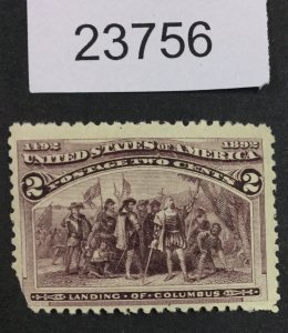 US STAMPS #231 MINT OG NH LOT #23756