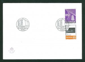 Sweden.  1974. Fdc.  Textile And Clothing Industry. Cancel Boras