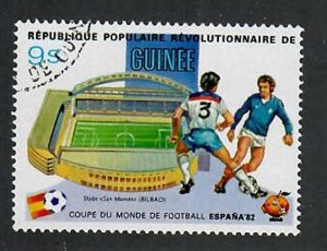 Guinea; Scott 833; 1982; Used; Soccer