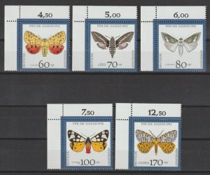 GERMANY 1992 SG 2449/53 MNH Cat £16