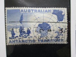 Australian Antarctic Territory #L4  used  2022 SCV = $0.90