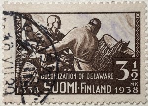 AlexStamps FINLAND #214 VF Used