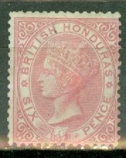 JS: British Honduras 2 unused no gum CV $425