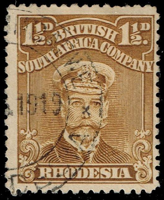 Rhodesia #121 King George V; Used (2.50)