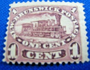 NEW BRUNSWICK 1860  -  SCOTT # 6a       MH     (XN6)