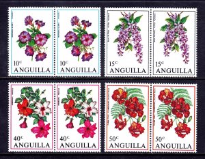 Anguilla - Scott #87-90 - Pairs - MNH - SCV $3.20