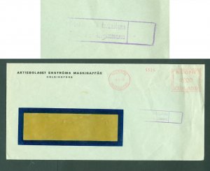 Finland. Cover 1940. Commercial,Machinery, Frame,Censor,Meter Stamp. Helsinki.