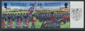 Alderney  SG A158a  SC# 160a Garrison Island  Mint Never Hinged see scan