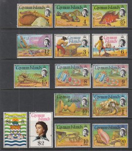 Cayman Islands 331-345 MNH VF