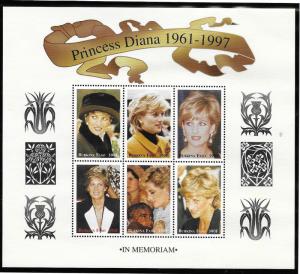 Burkina Faso Scott 1093  MNH  Princess Diana