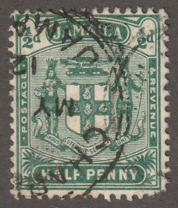 Jamica, stamp,  Scott#58,  used, hinged, # J-58