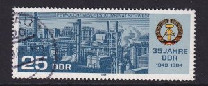 German Democratic Republic DDR  #2430 used 1984 industry  25pf