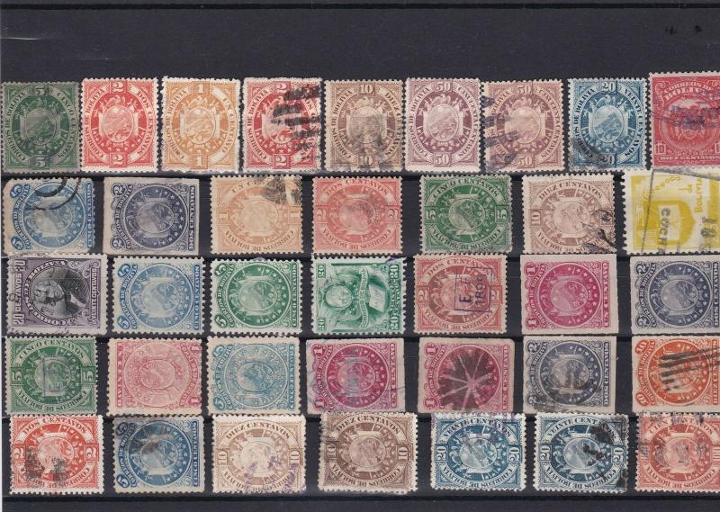 bolivia old stamps ref r12809