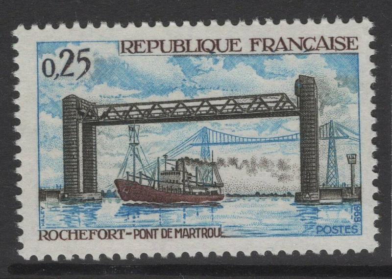 FRANCE SG1799 1968 INAUGURATION OF MARTROU BRIDGE MNH