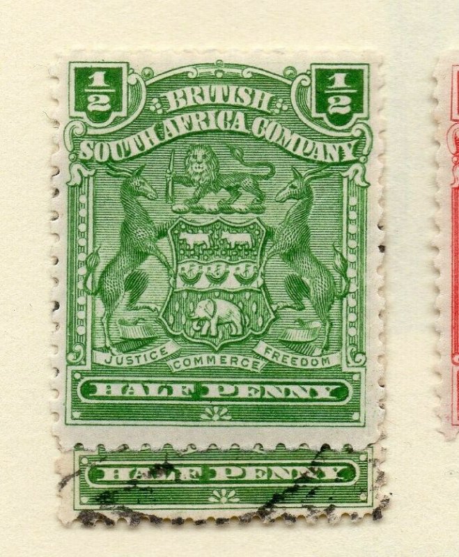 Rhodesia 1900s Early Issue Fine Mint Hinged 1/2d. NW-170434