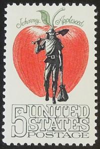 1966 5c Johnny Appleseed Scott 1317 Mint NH