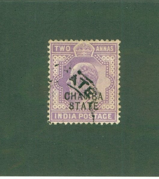 CHAMBA -INDIAN STATE 28 USED CV $5.25 BIN $2.75