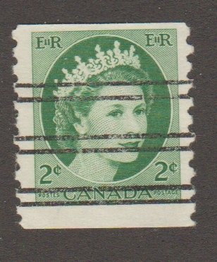 Canada 345 Queen Portrait Coil - precancel