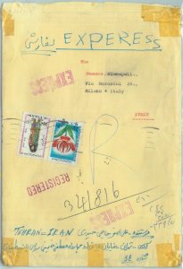 84545 - Middle East  - POSTAL HISTORY - Registered Express COVER to  ITALY 1981