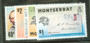 Montserrat #406-9  Single (Complete Set)