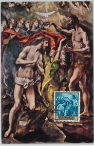 59078 - SPAIN - POSTAL HISTORY: MAXIMUM CARD 1961 - ART RELIGION-