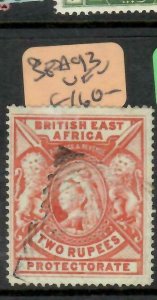 BRITISH EAST AFRICA (PP1005B)  QV 2R  LIONS  SG 93   VFU 