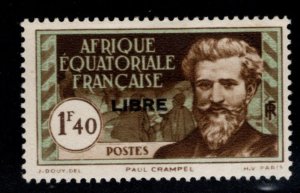 French Equatorial Africa Scott 110 MH* 1940 stamp