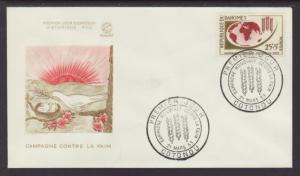 Dahomey B16 Food 1963 U/A FDC