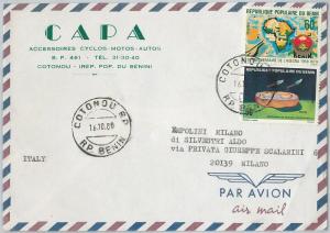 58329 - BENIN - POSTAL HISTORY:  AIRMAIL COVER to ITALY 1980 