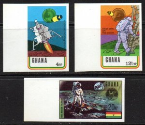 Ghana Sc #386-388 MNH Imperforate