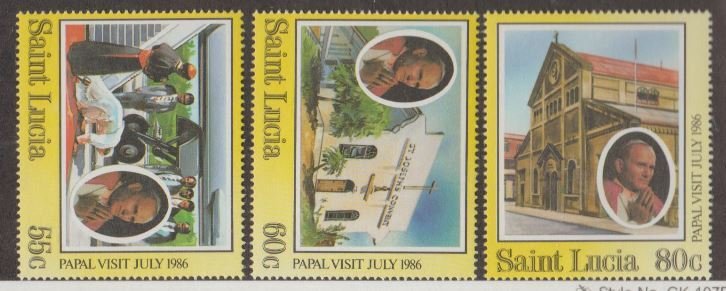 St. Lucia Scott #835-836-837 Stamps - Mint NH Set