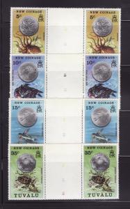 Tuvalu 19-22 Gutter Pairs Set MNH Marine Life (D)