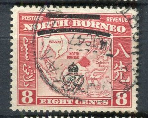 NORTH BORNEO; 1947 early Crown Colony issue fine used 8c. value