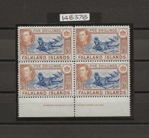 FALKLAND ISLANDS 1938/50 SG 161b MNH Cat £4400. CERT