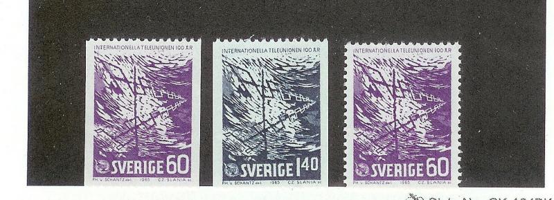 SWEDEN Sc#680-682 Complete Set Mint Never Hinged