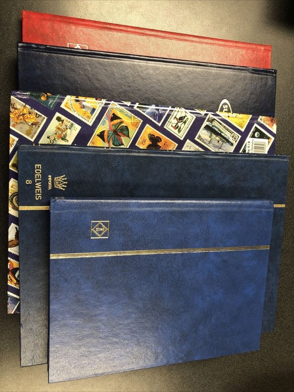 7 Stockbooks For Stamp Nice Condition 