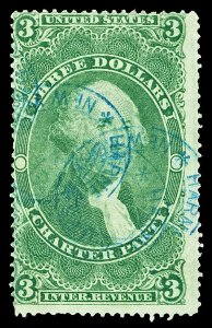 Scott R85c $3.00 Charter Party Used Fine Cat $11