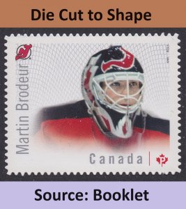 Canada 2872i NHL Great Canadian Goalies Martin Brodeur P DCTS single MNH 2015