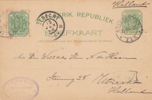 Orange River Colony - Standerton May 29, 1898 Card to Holland