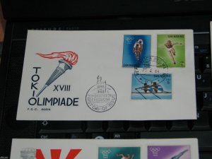 San Marino 1964 Tokyo Summer Olympics FDC 